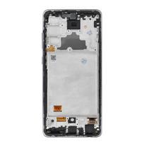 REWA LCD display for SAMSUNG A72 4G OLED, black with frame