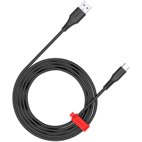 CANYON onwire 18TP USB-A to USB-C cable, 2m, 18W TPE 2m Black