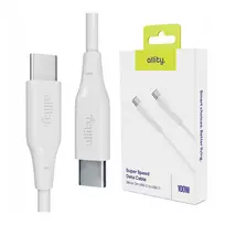 Allity aUC-02 USB-C to USB-C cable, 2.0 m, 100W, white