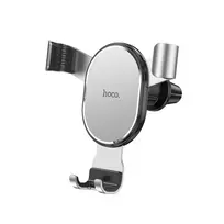 Hoco Gravity car phone holder, air vent, CA56 PLUS, metallic silver