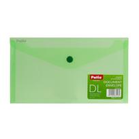 Aplankas (vokas) PATIO su spaustuku, DL, žalias