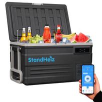 Automobilinis šaldytuvas Kompresorinis automobilinis šaldytuvas StandHeiz 75L, 12V/24V/230V, Bluetooth, -20°C