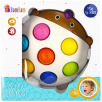 Lavinimo žaislas, ežys BamBam Sensory, 7 cm, įvairių spalvų