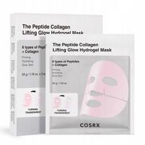 Veido kaukių rinkinys Cosrx The Peptide Collagen Lifting & Glow, 34 g, 3 vnt.