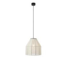 Markslöjd 108956 - Pakabinamas šviestuvas AIKO su laidu 1xE27/60W/230V, skersmuo 37 cm, kreminis/juodas