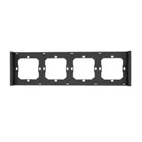 Frame for switch M5 80 quadruple 4-fold SONOFF M5-4C-80-F (graphite/black) | M5-4C-80-F | 6920075777154