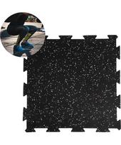Tvirtas grindų kilimėlis inSPORTline Puzeko 50 x 50 x 1 cm - Black and grey