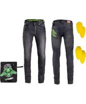 Vyriški moto džinsai W-TEC Leonard - Juoda