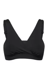 Lindex - Sport Bra Naima Nursing Wrap - Liemenėlė žindančioms moterims - Juoda