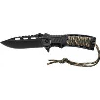 KAMUFLIAŽINIS VIENOS RANKOS PEILIS PARACORD W.FIRE STARTER