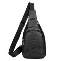 Laisvalaikio vieno peties krepšys Stilinga vyriška kuprinė Vyriška madinga didelės talpos crossbody krepšys black