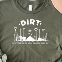 Funny Gardening Shirt Dirt Soil T-shirt Tees T-shirt Tee Tshirt Tools Plants Plant Flower Farmer Farming Garden Plant Insect Bugs M