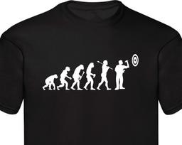 Evolution Of Darts T-Shirt, Darts Player Gift, Dartboard T-Shirt, Dart Board Gift, Darts Throwing Shirt Family Presents Xmas Gift Tee Tops XL