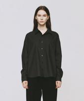Monophobia Cotton Shirt With Raw Cutting Line Grey M