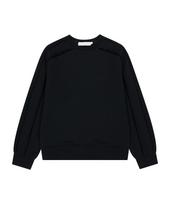 Un Gimmick Raw Seam Sweatshirt (Black) Black/M