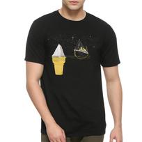 Titanic and Ice Cream T-Shirt, Men's and Women's Sizes (DSN-44211) 2XL