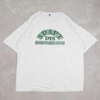 Russell Athletic Vintage Adapt Dys Single Stitch T-Shirt XX-Large Men's USA Made Grey Slogan XL