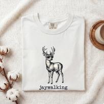 Stag Sunglasses Shirt Animal Comedy Gift Women Classic Tee Deer T-Shirt Wildlife Fan Vintage Tshirt Humor Graphic Doodle Antler Rack Tshirt XL