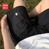 MINISO Men's Corgi Print Mesh Sport Shorts 5XL