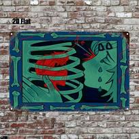 Retro metaliniai paveikslai, baldai, svetainės dekoracija 20x30cm (Multicolor,TYA-1081233-20x30CM) įvairiaspalvis