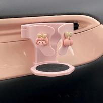 1pc  Cup Holder Mount, Cute Air Vent Expander Organizer, Air Conditioner Vent Drink Holder,  Storage Shelf Girl + Cherry