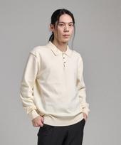Analog Mood Semi-Collar Neck Knit (Cream) Free