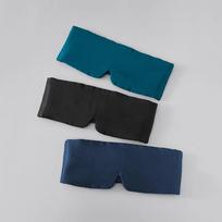 Discount Velcro Mulberry 100% Real Silk 19 Momme  Luxurious Customized Organic Christmas New Year ISO Silk Eyemask Patch rožinė