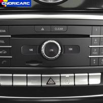 Car Center Console Volume Adjustment Button Stickers ABS For Mercedes Benz GLA X156 CLA C117 2013-2017 Interior Accessories Model A