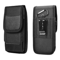 BTtime smartphone pouch waist belt case vertical black 5.5-6.9 inches unisex convenient carrying mobile small item storage compatible all models such