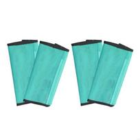 4 Piece Soft Mesh Horse Leg Protectors Fly Boot Guards Reduce Skin Irritation mėtų žalios spalvos