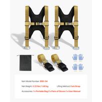 SucceBuy Moving Straps Supports up to 1000 lbs 2-Person Lifting and Moving System Adjustable Lifting Straps for Moving Furniture 1000 lbs