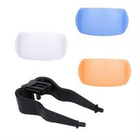 Color DSLR SLR Photography Flash Diffuser Camera Softbox Flash Diffuser Cover Flash Bounce Diffuser 1set