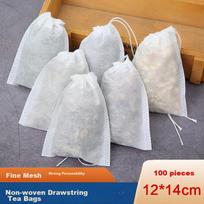 Sandbag, Non-Woven Fabric Chinese Herbal  Packaging Bag, Tea Bag, Strainer Bag, Steaming Bag, Seasoning Filter Bag, 12*14CM