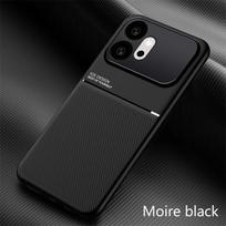 Tvirtas neslystantis dėklas Honor 600 Pro 600 Lite apsauginiam dangteliui su magnetiniu laikikliu Coque Fundas Capa Honor 600 juoda