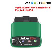 Vgate vLinker FD+ ELM327 BT 4.0 FORScan Fordui wifi OBD2 Automobilio diagnostikos OBD 2 skaitytuvas J2534 ELM 327 MS CAN Automobilio įrankiai BLUETOOTH V4.0