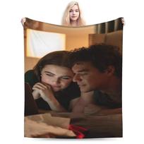 Relax Off Campus TV Series Blanket Accessories Bedding Decorative Throws And Blankets Warm Coral Fleece Plush for Car Size: 75*100cm, Weight: 230 GSM
