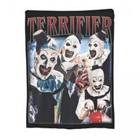 Terrifier Horror Movie Blankets Fleece Autumn/Winter Multifunction Super Soft Throw Blanket for Sofa Car Quilt Size: 75*100cm, Weight: 230 GSM gray