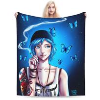 Life is Strange Flannel Blankets Winter Soft Throw Blanket for Students Couch Bed Print Bedspread Sofa Bed Cover Size: 75*100cm, Weight: 230 GSM