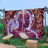 Band T-ToolS 10000 Days Lateralus Flag Decoration Outdoor Picnic Party Home Camping Party Art Hanging Banner 100X70CM