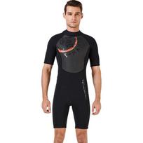 3mm Full-Body Short Sleeve Wetsuit Diving Snorkeling Surfing Water Sports Men Women Chloroprene Neoprene Small