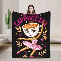 Italian Brainrot Meme Characters Design Blanket Fuzzy Funny Breathable Throw Blanket for Bed Sofa Textile Decor Size: 75*100cm, Weight: 230 GSM