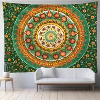 Nordic Mandala Tapestry Large Bohemian Wall Hanging Psychedelic Hippie Home Decor Art Backdrop Cloth 100X70CM