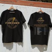 Foreigner 50th Anniversary Shirt Foreigner Tour 2026 T Shirt Classic Rock Band S