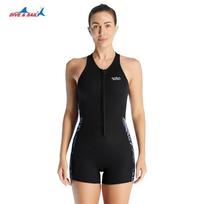 Womens 2mm Neoprene Sleeveless Full-Body Wetsuit Diving Snorkeling Swimming Surfing Warmth Protection L blue