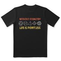 2025 Fun Math Printed Mens  Womens Fashionable Casual Breathable Comfortable High Quality Pure Cotton Tshirt S įvairiaspalvis