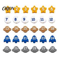 Space Themed Stationery Accessories Cute Pencil Toppers, Lovely Charms, Pen Classroom Supply Management Tools Toppers Decorations for School Supplies 1 Set