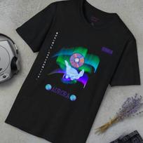 Aurora Frutiger Aero T-Shirt, Digital Core Webcore Graphic Tee, Y2K Futuristic Aesthetic Shirt, Cyber Dreamscape Retro Tech XL