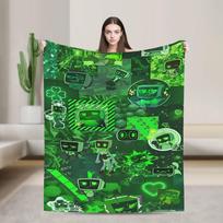 Dandys World Vee Fleece Mesti pledas Medvilniniai pledai Lovai Biurui Lengvas Lovos kilimėlis 75X95CM