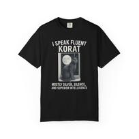 Korat Cat T-Shirt: Funny  I Speak Fluent Korat  Comfort Colors Tee S