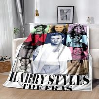 29 stiliaus H-Harry Styles Dainininkas Žvaigždė Minkštas flanelinis pledas lovoms, miegamojo, sofos, iškylai, Pledas laisvalaikiui, snauduliui, dovanai 75X95CM
